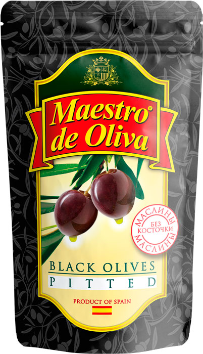 Maestro de Oliva Pitted black olives