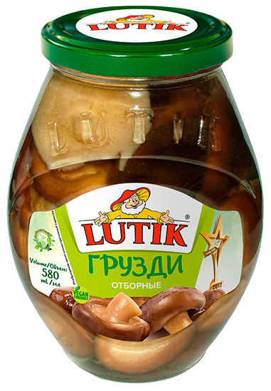 Lutik Грузди отборные в маринаде