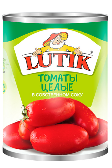Lutik Whole peeled tomatoes