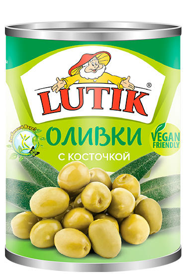 Lutik Whole green olives