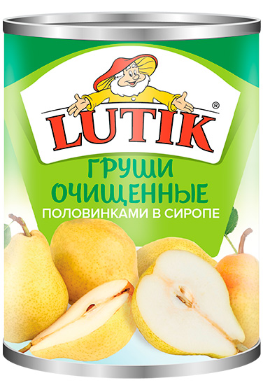 Lutik Peeled pears