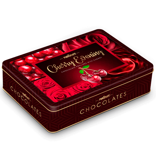 Magnat «Cherry Evening» Praline chocolate with cherry liqueur