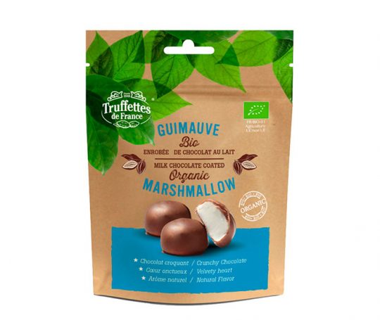 Truffettes de France France Organic marshmallow coated with milk chocolate