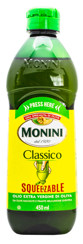 Monini Classico Масло оливковое масло Extra Virgin (бутылка-непроливайка) 