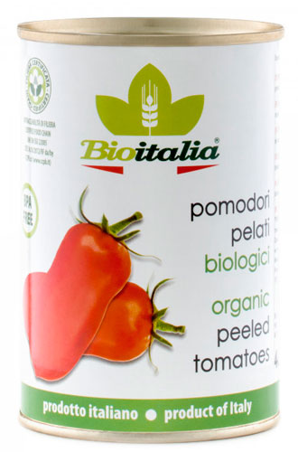 Bioitalia Томаты очищенные в томатном соке