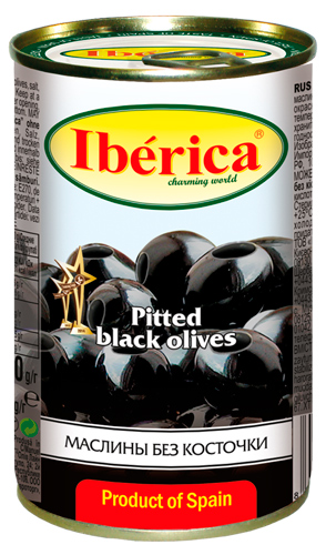 Iberica Pitted black olives
