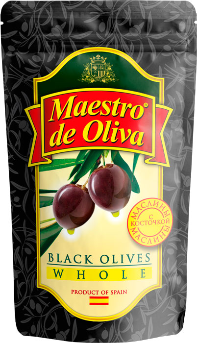 Maestro de Oliva Whole black olives