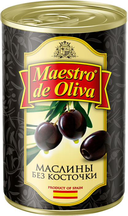 Maestro de Oliva Pitted black olives