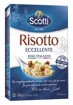 Riso Scotti Rice long grain for risotto