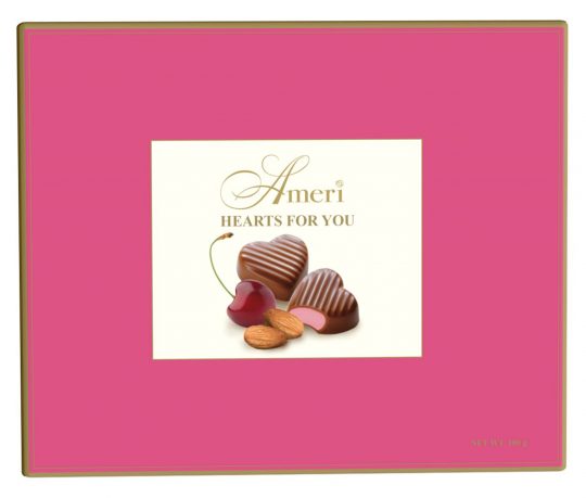 Ameri «Hearts for you» конфеты пралине с начинкой амарена