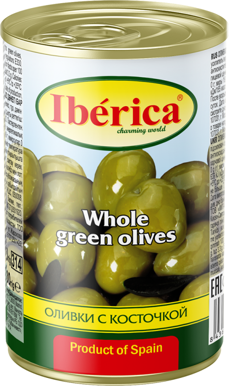 Iberica Whole green olives