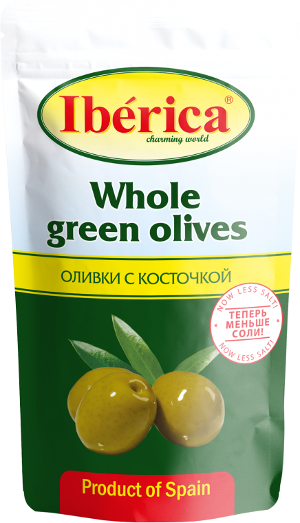 Iberica Whole green olives