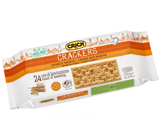 CRICH Crackers with cereals & sesame