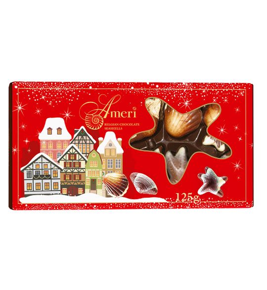 Ameri Шоколадные конфеты-ракушки с начинкой пралине