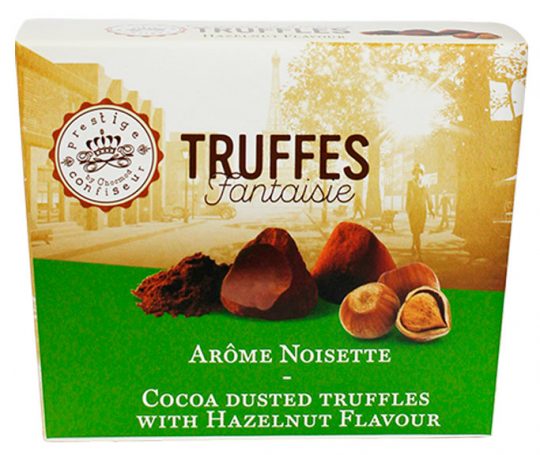 Truffettes de France «Fantaisie» Chocolate truffles with hazelnut aroma