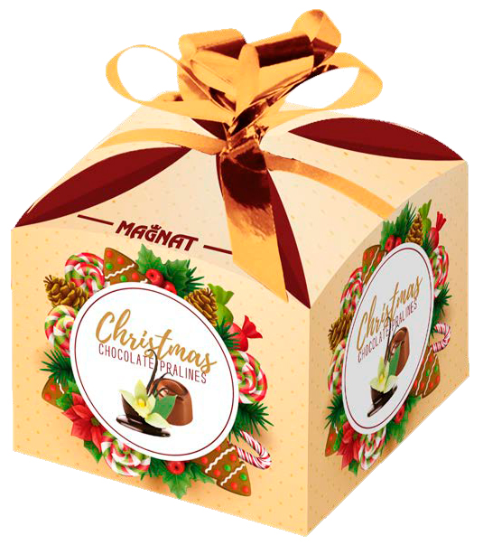 Magnat Christmas «Choco Vanilla» Конфеты из молочного шоколада с ванильной начинкой