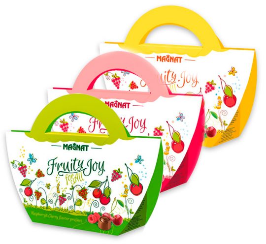Magnat «Fruity joy» Chocolate with berry filling