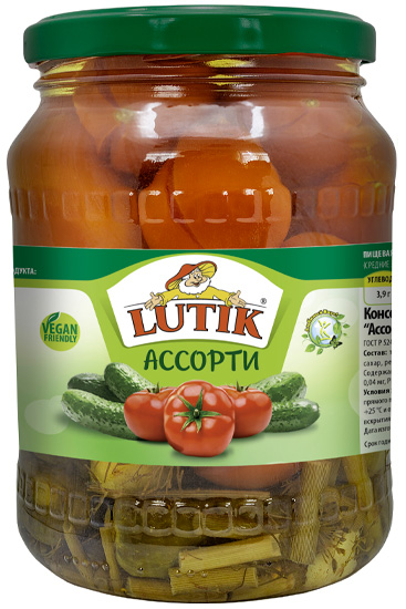 Lutik Ассорти овощное маринованное