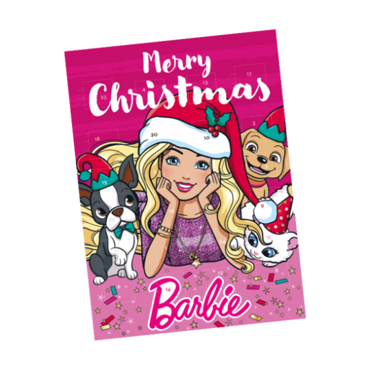 WINDEL Молочный шоколад «Рождественский календарь Барби»