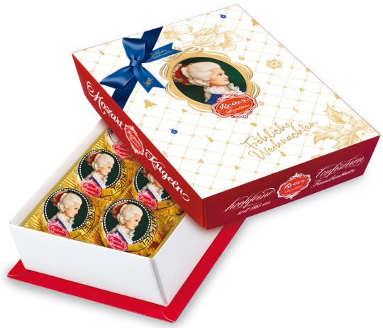 Reber Constanze Specialty Box in Christmas foil