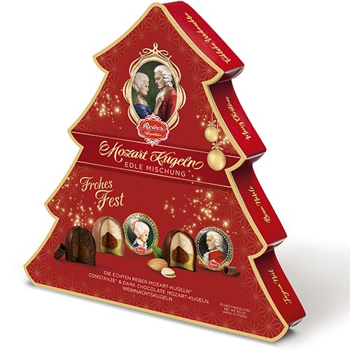 Reber Christmas tree gift box 240 gr