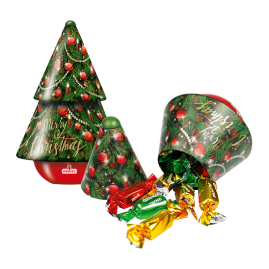WINDEL Конфеты шоколадные ассорти «Музыкальная рождественская ёлка»