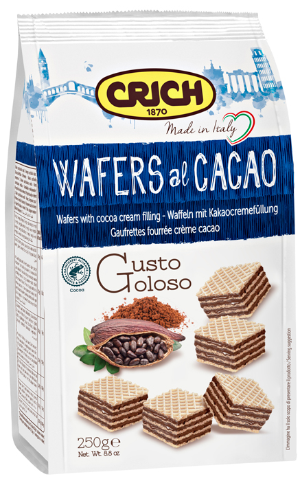 CRICH Wafers with cacao filling