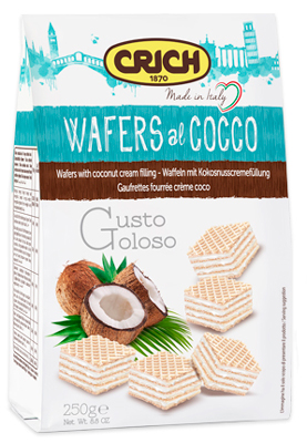 CRICH Wafers with coconut filling