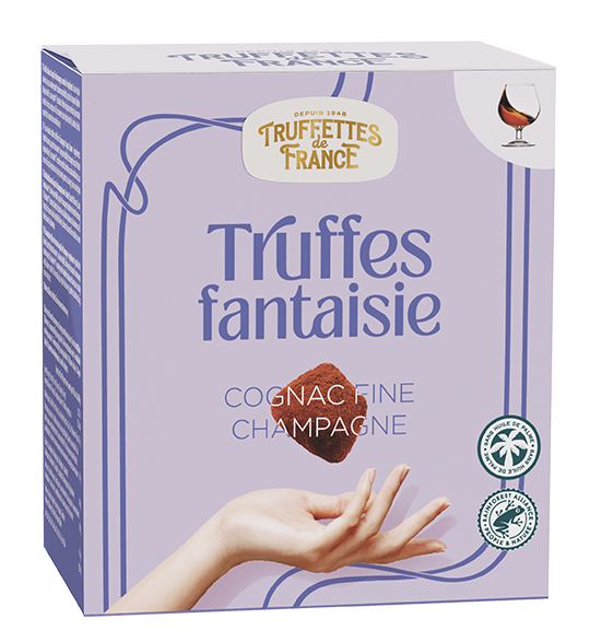 Truffettes de France «Fantaisie» Шоколадные трюфели с коньяком «Fine Champagne»