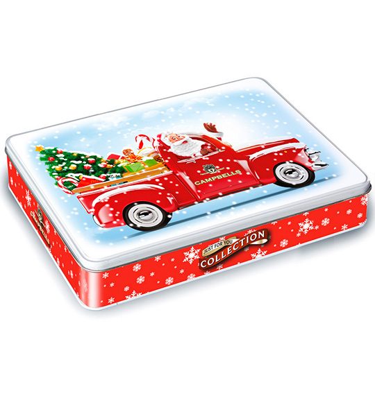 Campbells «Santa in Van» Песочное печенье ассорти