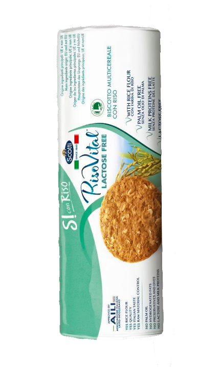 Riso Scotti Rice Biscuits whole grain Lactose-free