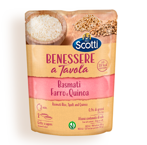 Riso Scotti Basmati Rice Spelled and quinoa