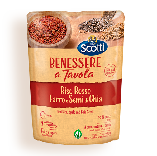 Riso Scotti Red rice Spelled and chia seeds