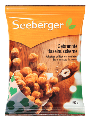 Seeberger Sugar roasted hazelnuts