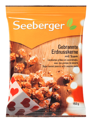 Seeberger Sugar roasted peanuts with sesame