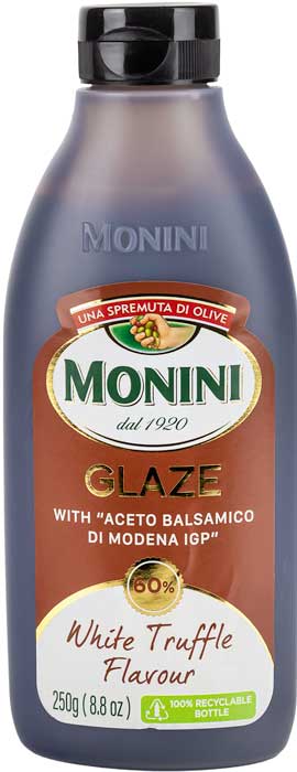 Monini Balsamic glaze with white truffle flavor
