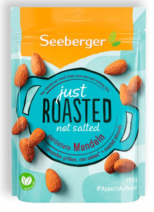 Seeberger Roasted almonds without salt