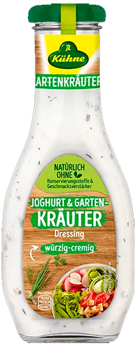 Kuhne Yoghurt & Garden herbs Соус салатный с йогуртом и пряными травами