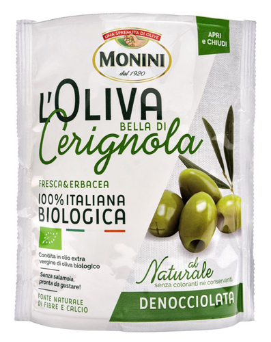 Monini BIO Bella di Cerignola Pitted olives