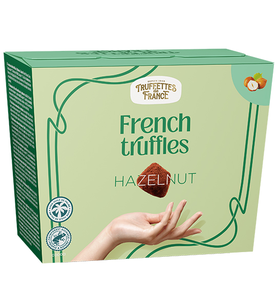 Truffettes de France «Fantaisie» Chocolate truffles with hazelnut flavor