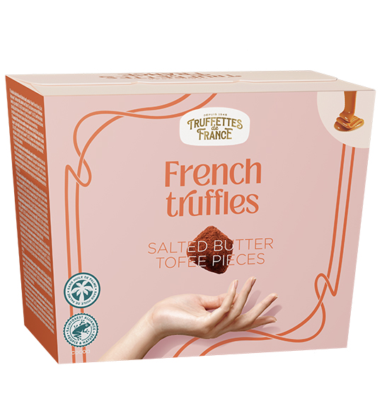 Truffettes de France «Fantaisie» Шоколадные трюфели с карамелью и морской солью