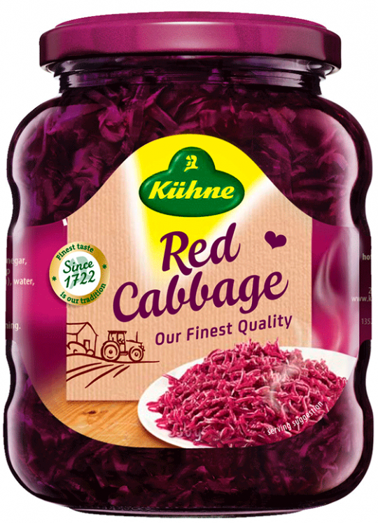 Kuhne Canned red cabbage