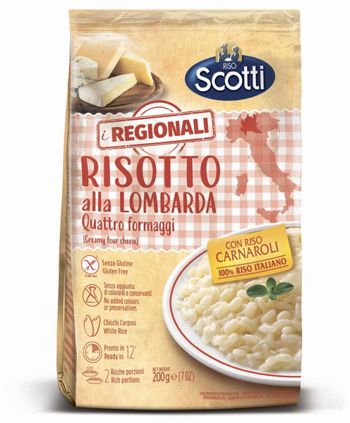 Riso Scotti «Risotto alla Lombarda» Ризотто «Четыре сыра»