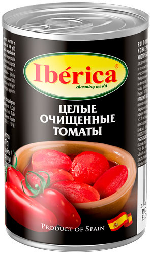 Iberica Peeled whole tomatoes in their own juice