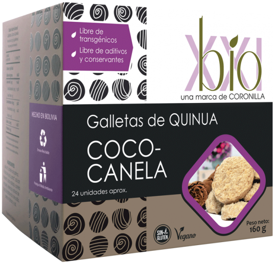BIO-XXI Quinoa cookies with coconut and cinnamon