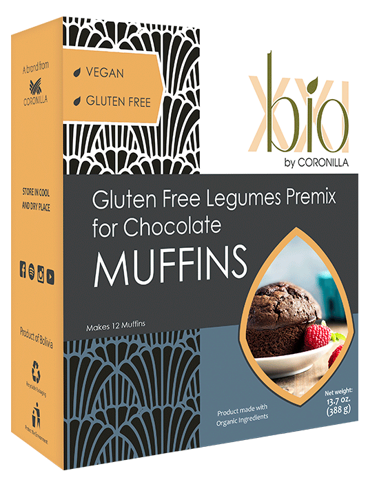 BIO-XXI Gluten Free Legumes Premix for Chocolate Muffins