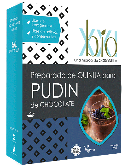 BIO-XXI Gluten Free Legumes Premix for Quinoa Chocolate Puddin