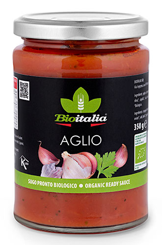 Bioitalia Tomato sauce with garlic