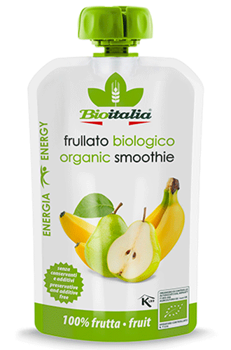 Bioitalia Pear and banana puree (smoothie)