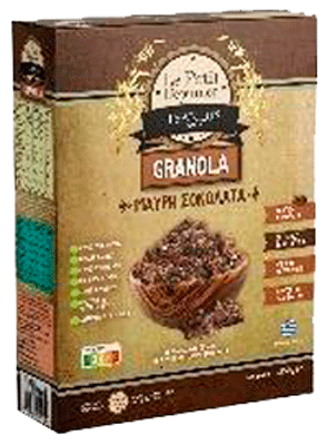 Le Petit Dejeuner Tsakiris Family Granola dark chocolate